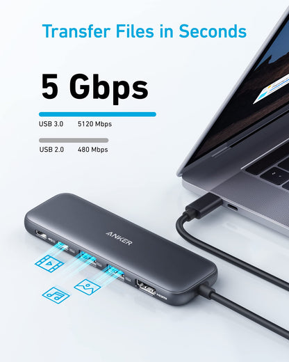 Refurbished Anker <b>332</b> USB-C Hub (5-in-1) - KNM Sundry